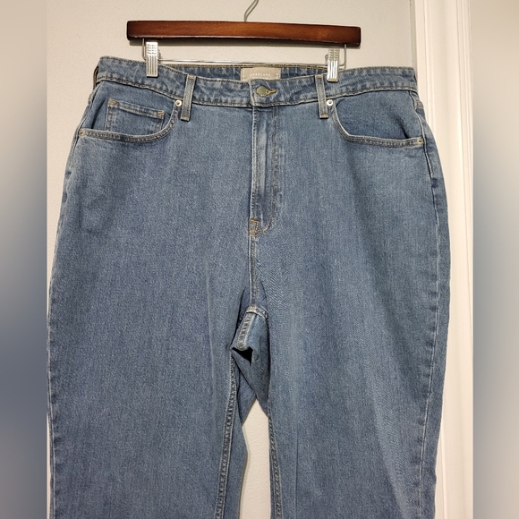 EVERLANE The Curvy Cheeky Straight Leg Jeans Organic Cotton Women's Size 35 - Picture 4 of 14